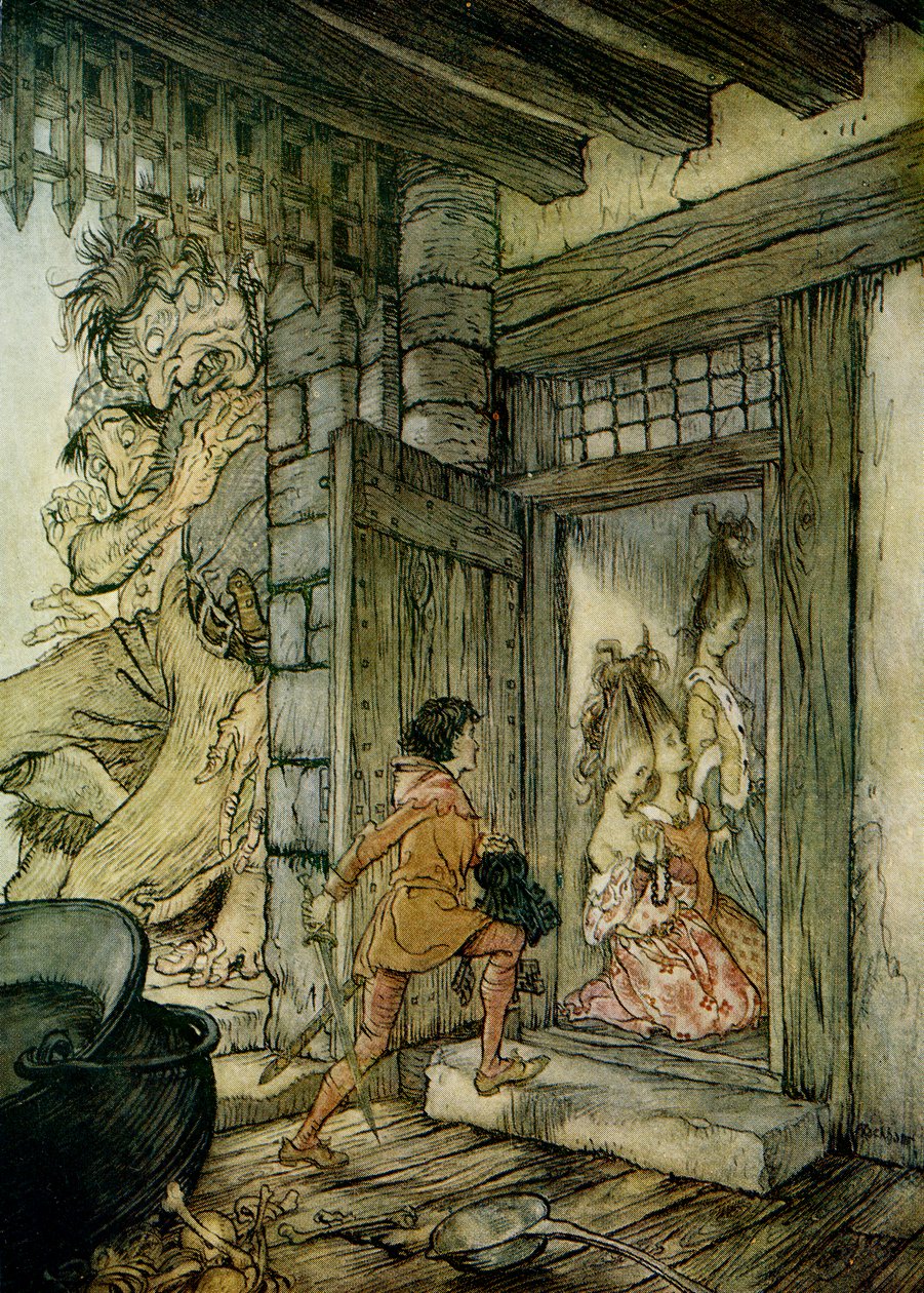 Jack dev katil by Arthur Rackham