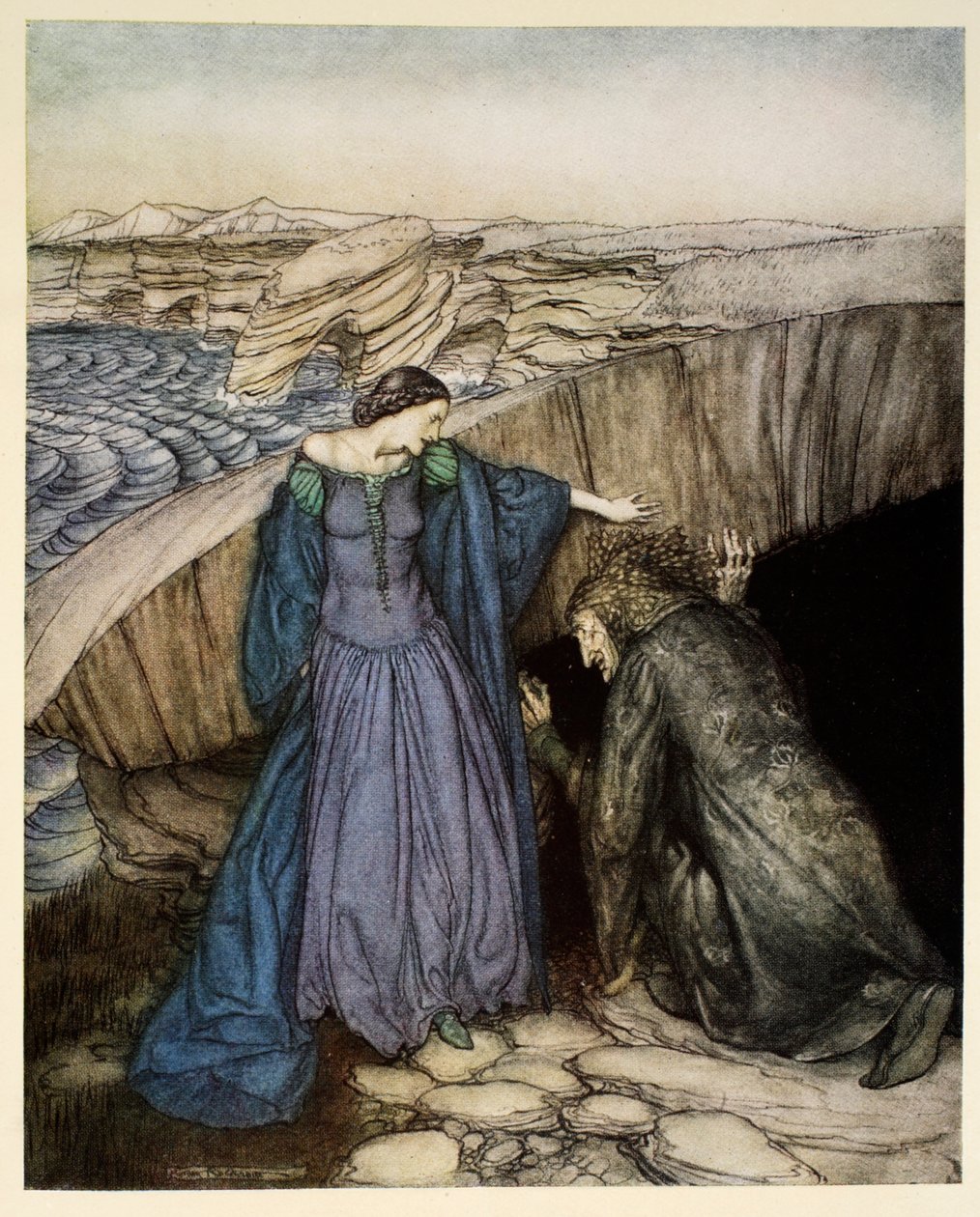 Merlin ve Nimue, Alfred W. Pollard