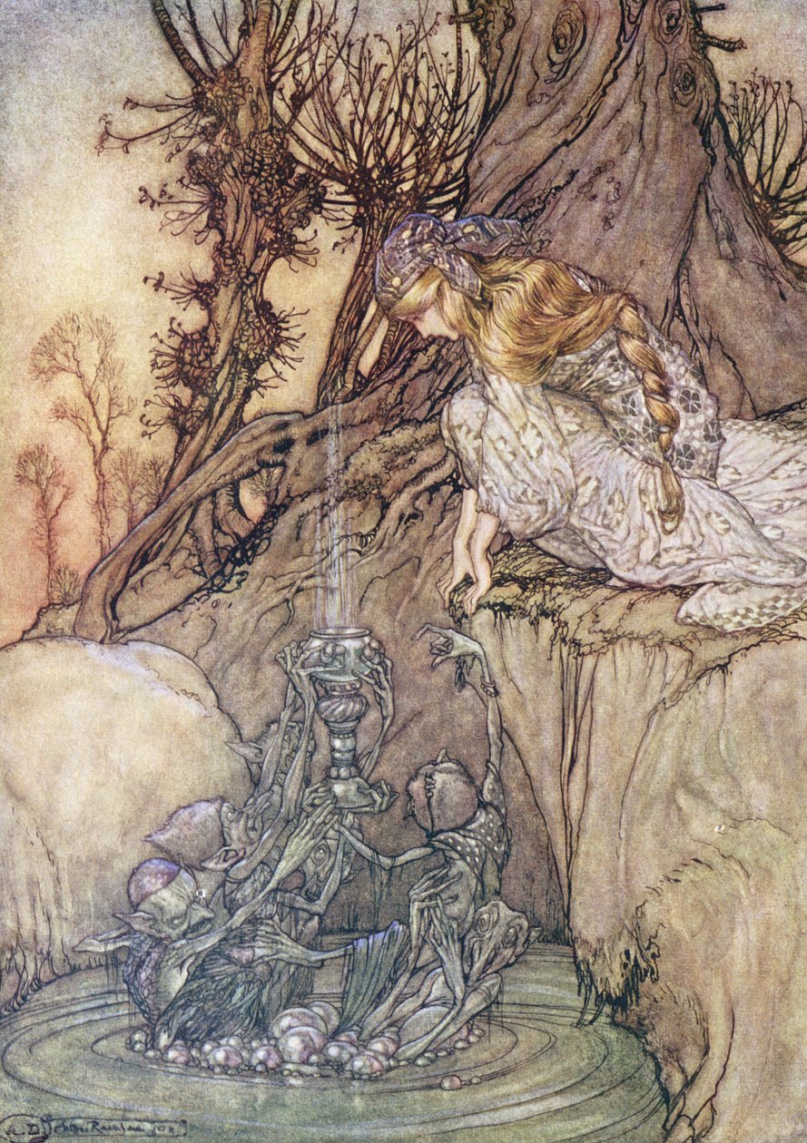 Büyülü kadeh, c.1908 by Arthur Rackham