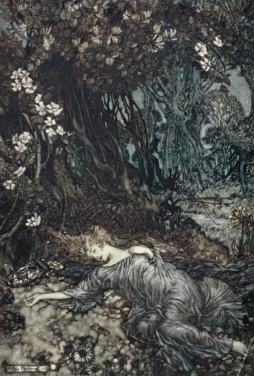 Titania uyurken, William Shakespeare