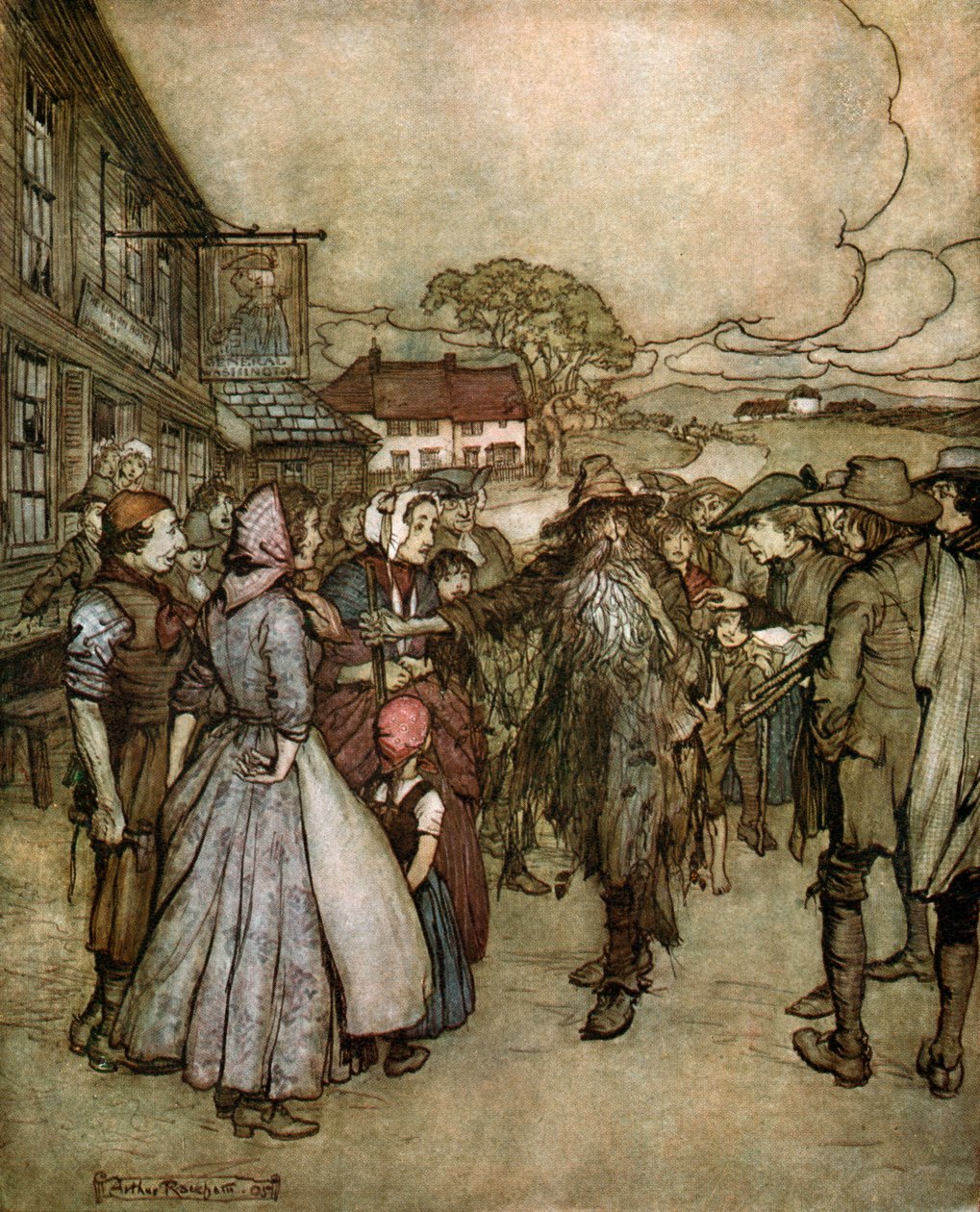 Washington Irving kısa by Arthur Rackham