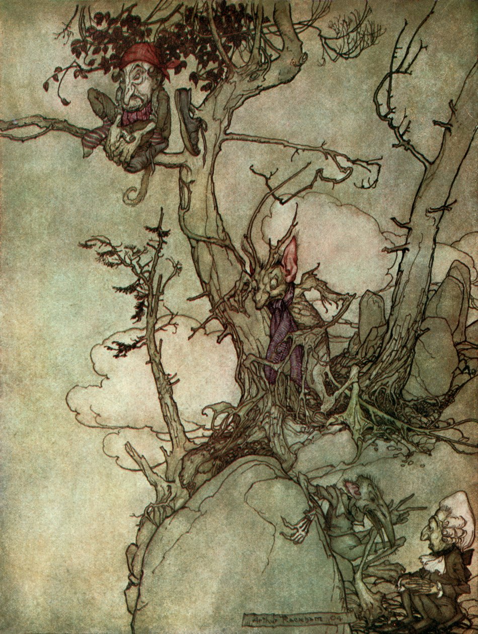 Washington Irving kısa by Arthur Rackham