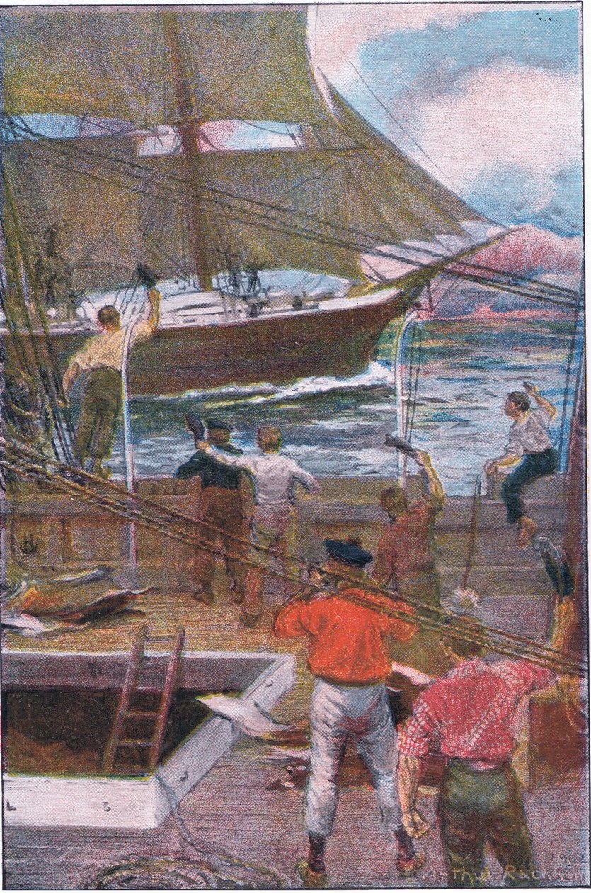 Üç uzun yüksek sesle alkışladık by Arthur Rackham