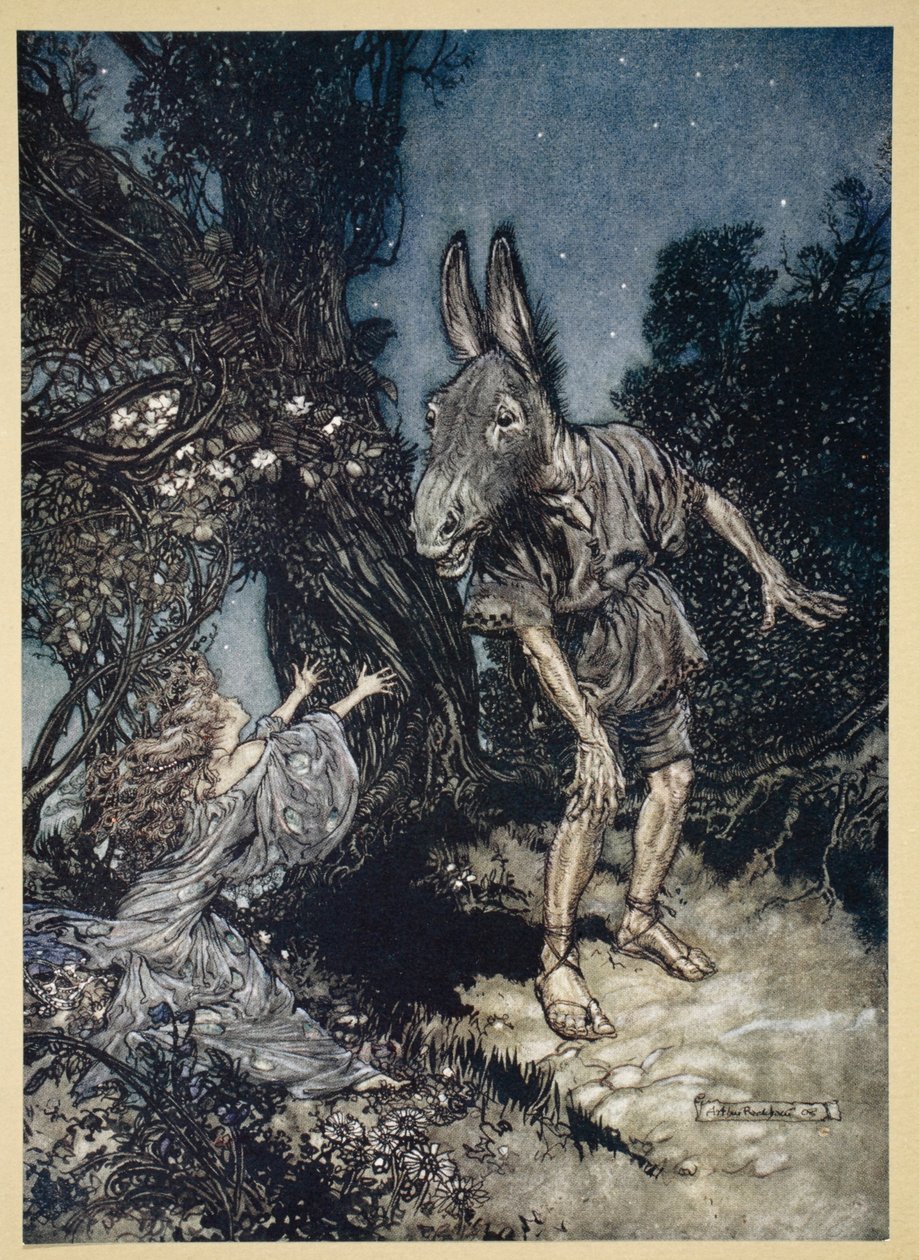 Brúðkaupsveislan, um 1900 by Arthur Rackham