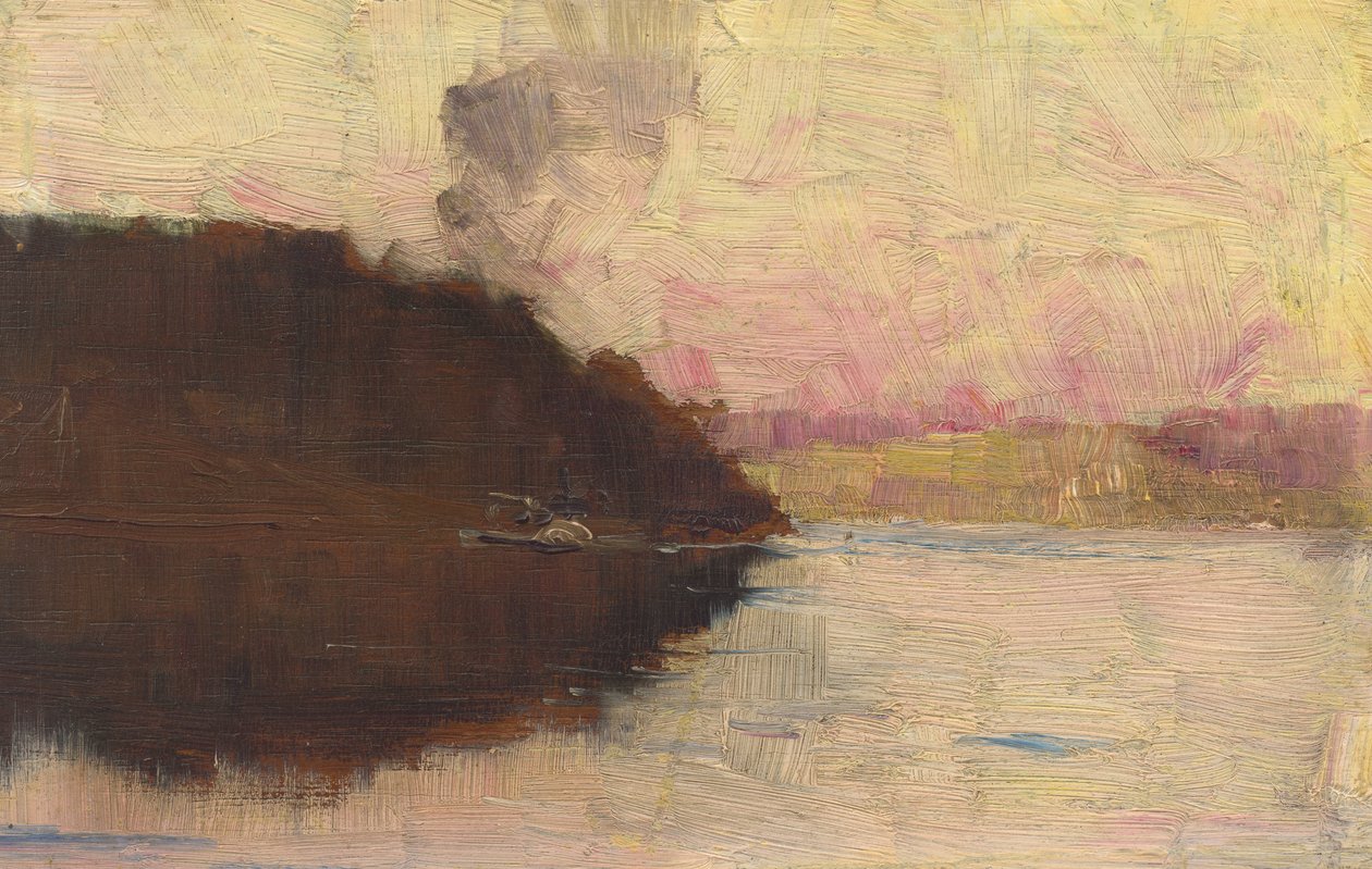Nokta, gün batımı by Arthur Streeton