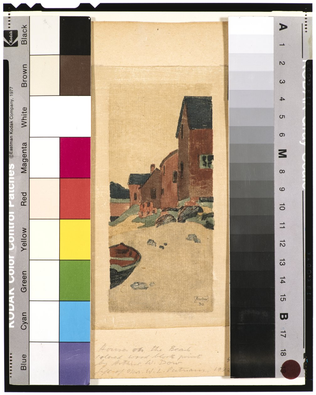 Gri Bir Gün (Kumsaldaki Evler), 1895 dolayları by Arthur Wesley Dow