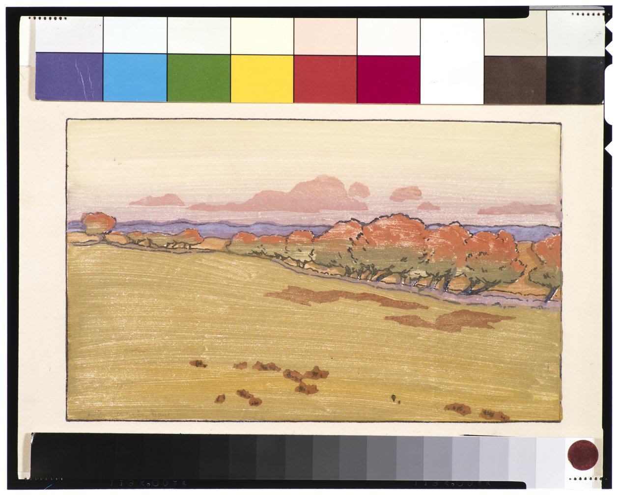 çiçek açan söğütler by Arthur Wesley Dow