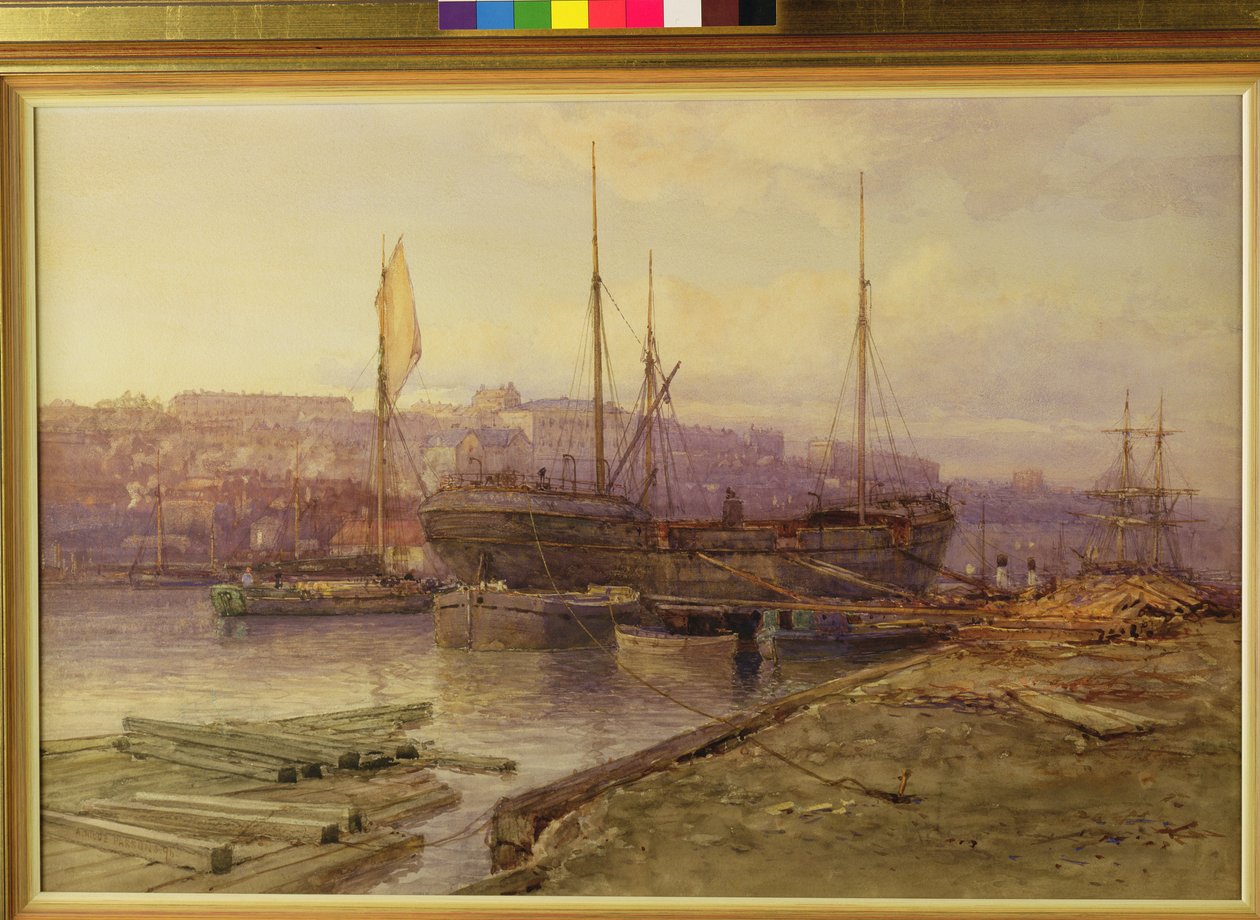 Bristol Rıhtımları, 1896 by Arthur Wilde Parsons