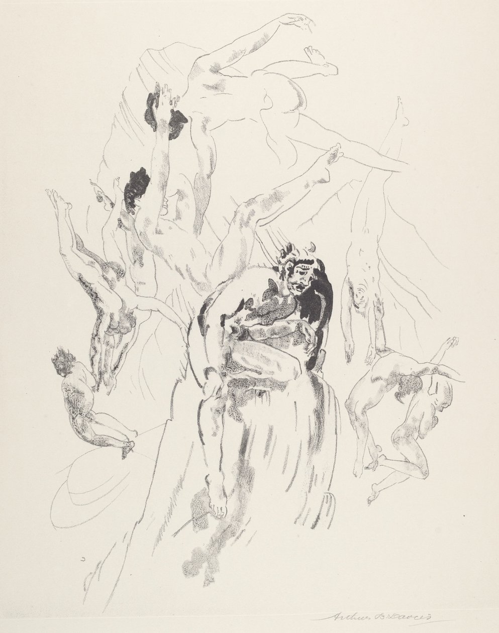 kuş adamlar by Arthur B. Davies