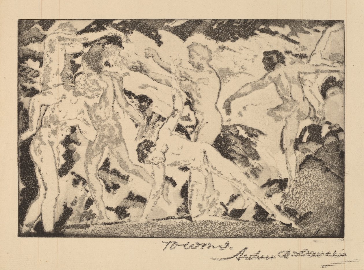 Caliban tarafından by Arthur B. Davies