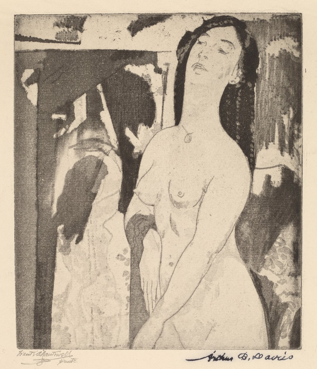 İllüzyona açılan kapı by Arthur B. Davies