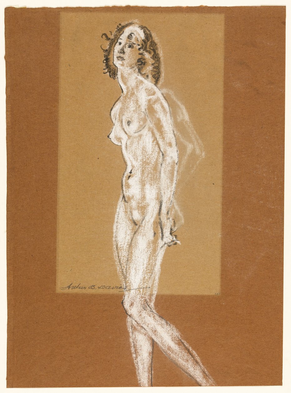 Çıplak Kadın Ayakta by Arthur B. Davies