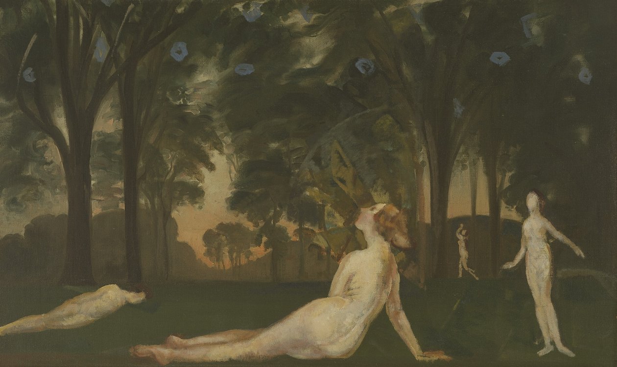 Yaz Koridoru, c.1910 (tuval üzerine yağlı boya) by Arthur Bowen Davies