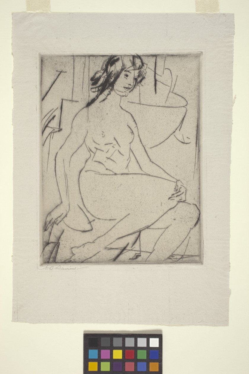 İris (kuru nokta) by Arthur Bowen Davies