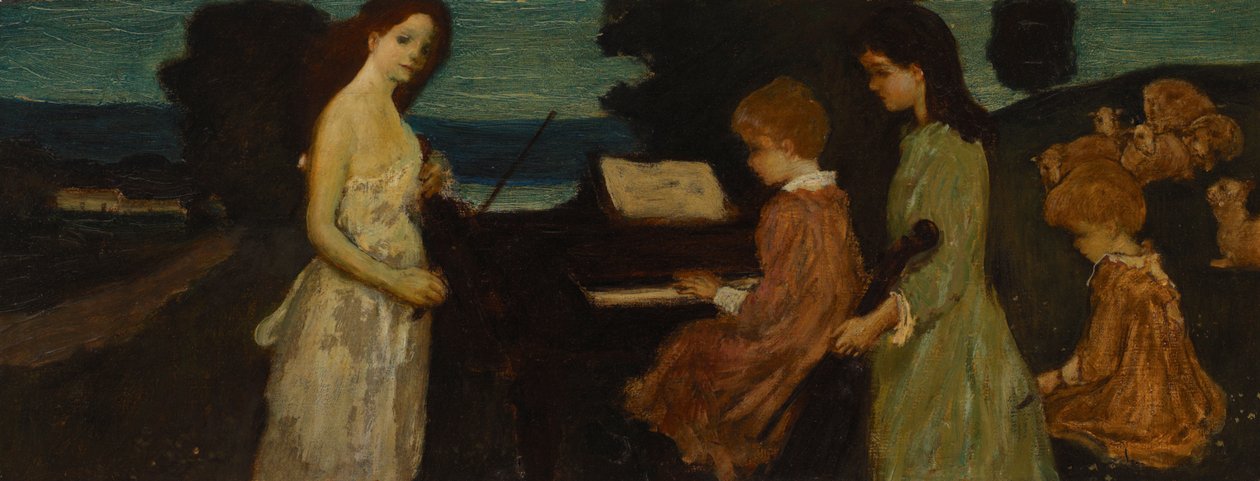 Tarlalarda Müzik by Arthur Bowen Davies