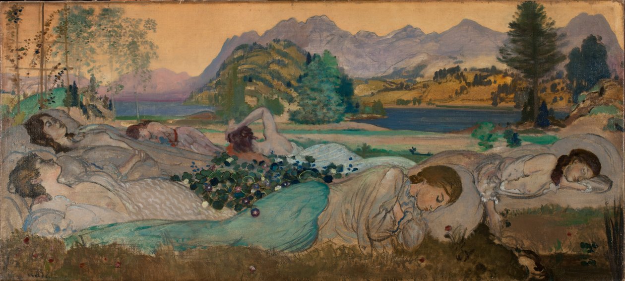 Uyku İçlerinde Mükemmeldir, 1908 by Arthur Bowen Davies