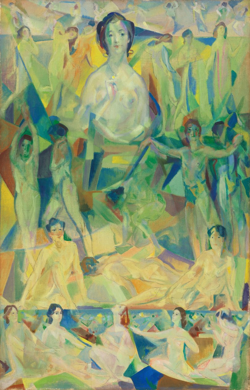 Büyük Anne, c.1914 (tuval üzerine yağlı boya) by Arthur Bowen Davies