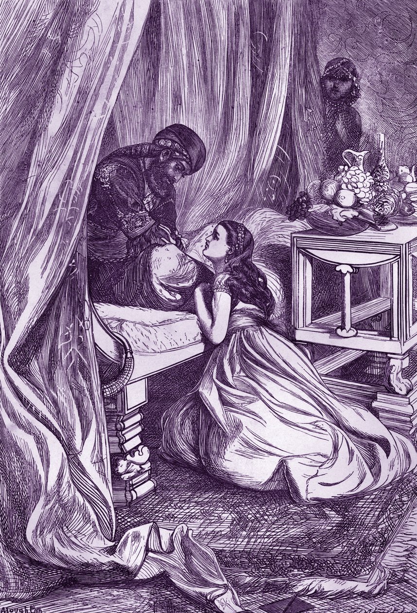 Arap Geceleri masalı - by Arthur Boyd Houghton