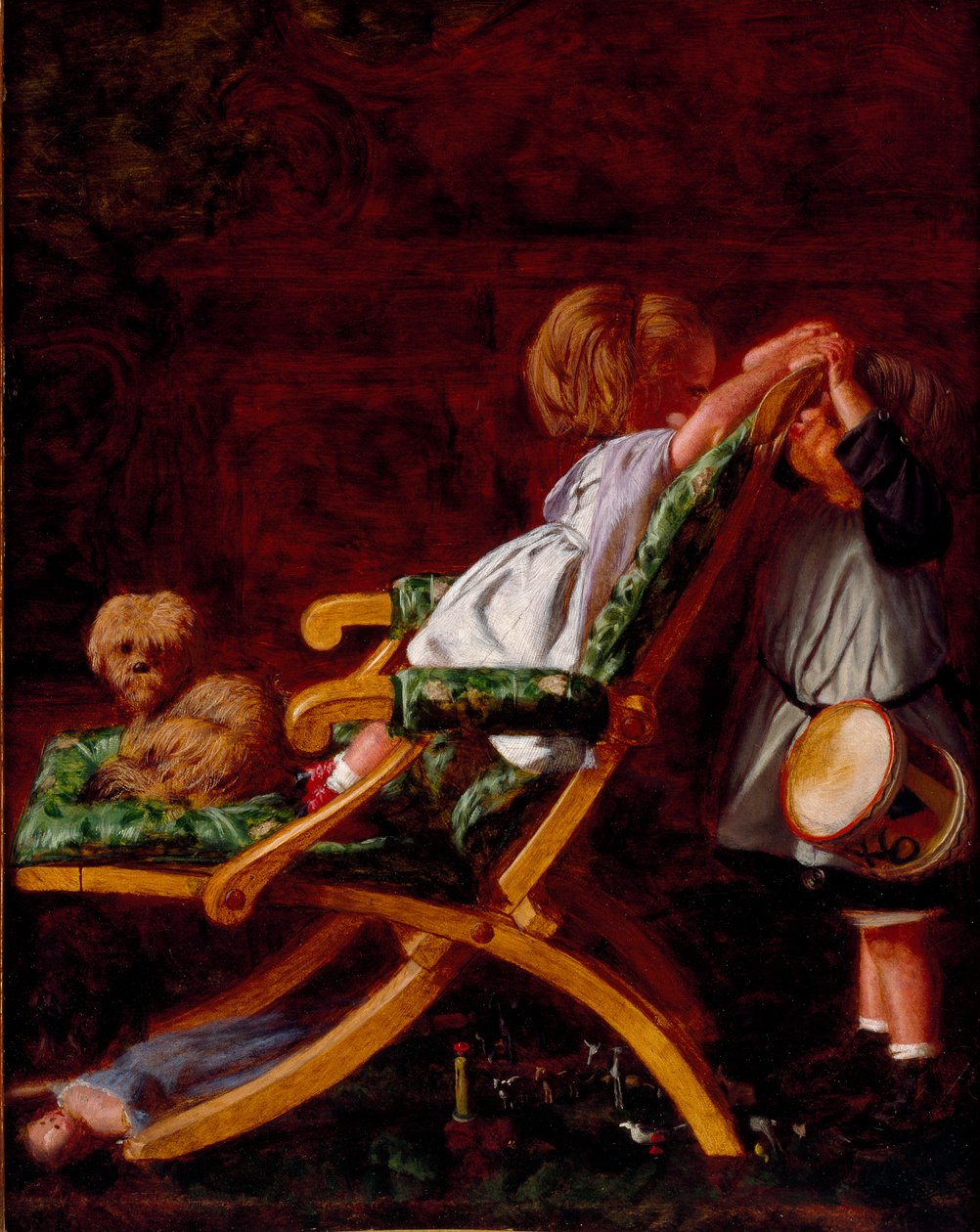 Oyun arkadaşları, 1866-1869 by Arthur Boyd Houghton