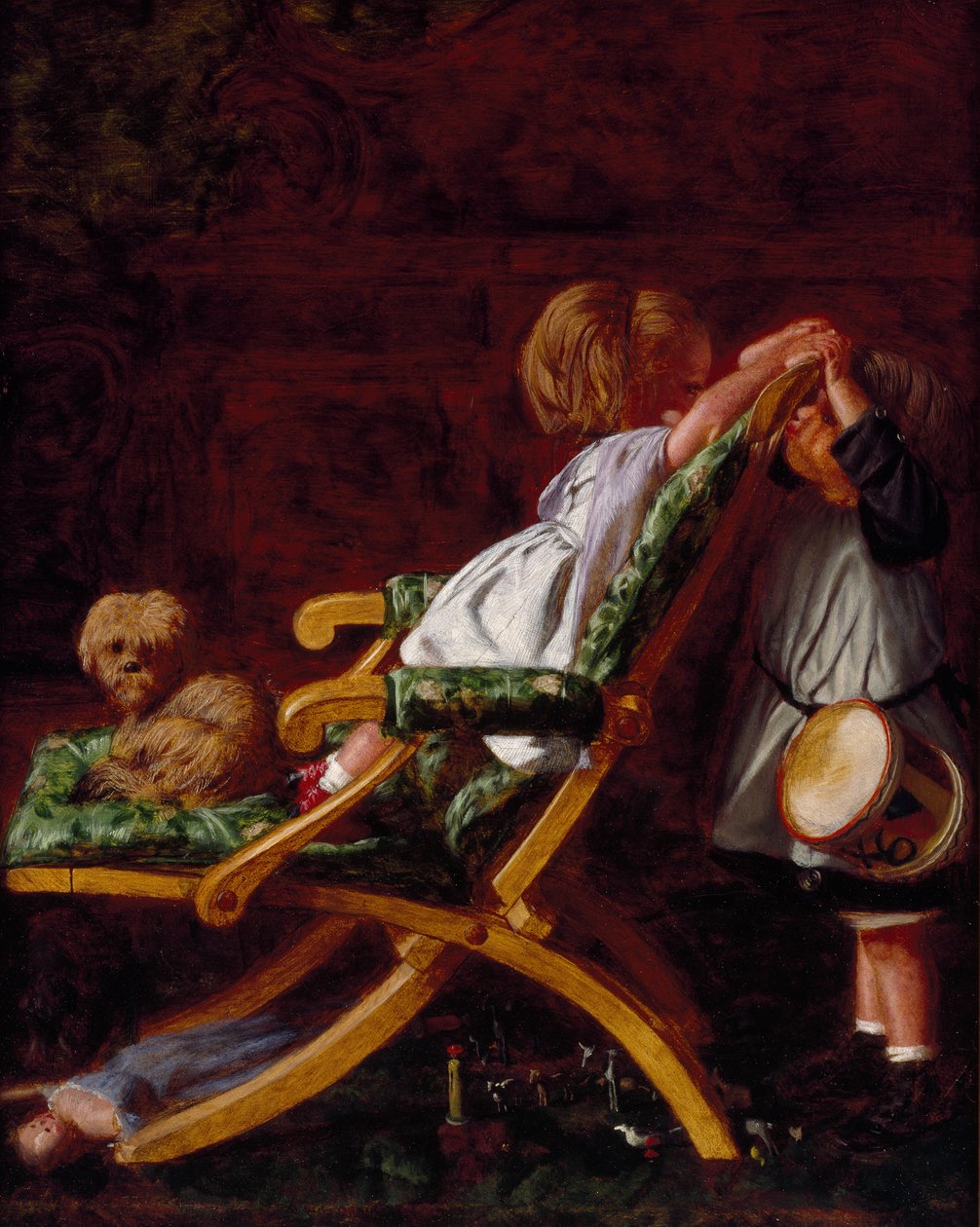 Oyun arkadaşları, 1866 by Arthur Boyd Houghton