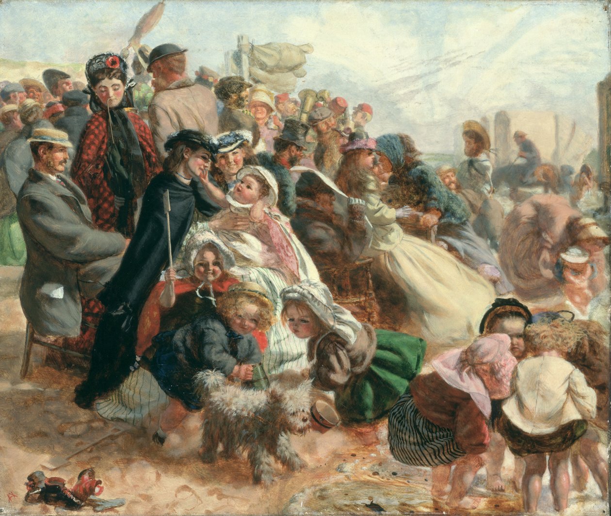 Ramsgate Kumları, 1860 dolayları by Arthur Boyd Houghton