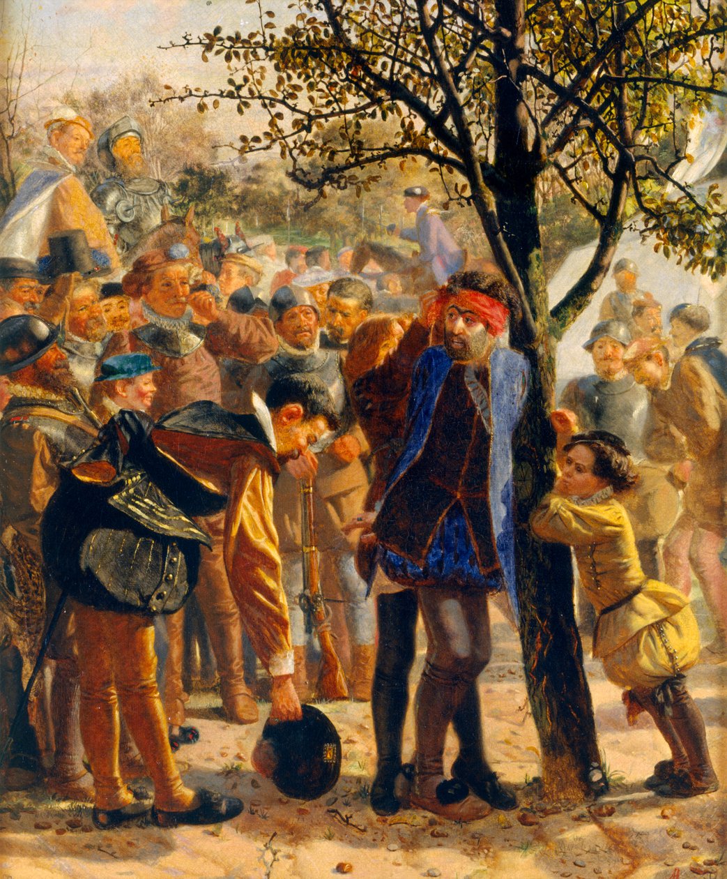 'Sonu İyi Olan Her Şey İyi' filminden bir sahne (tuval üzerine yağlı boya) by Arthur Boyd Houghton