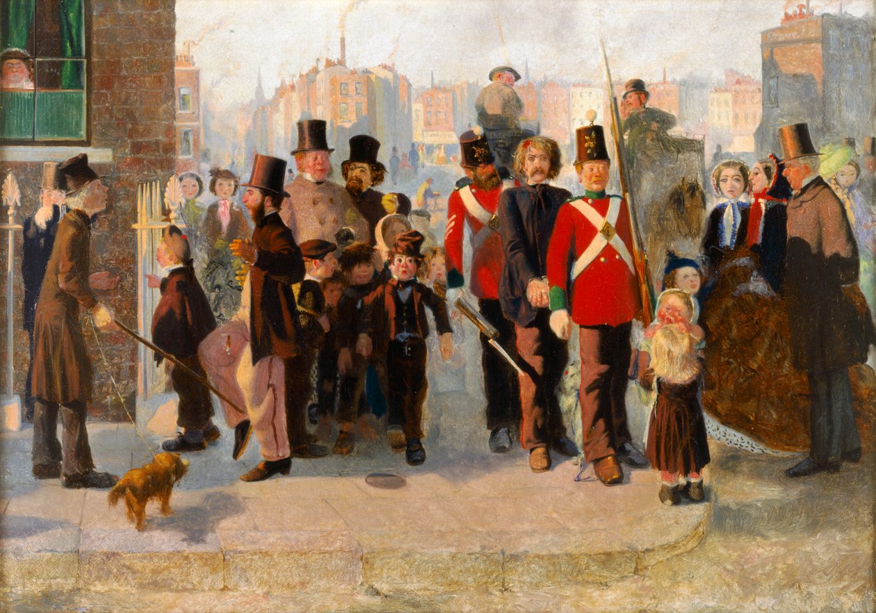 Kaçak (tuval üzerine yağlıboya) by Arthur Boyd Houghton