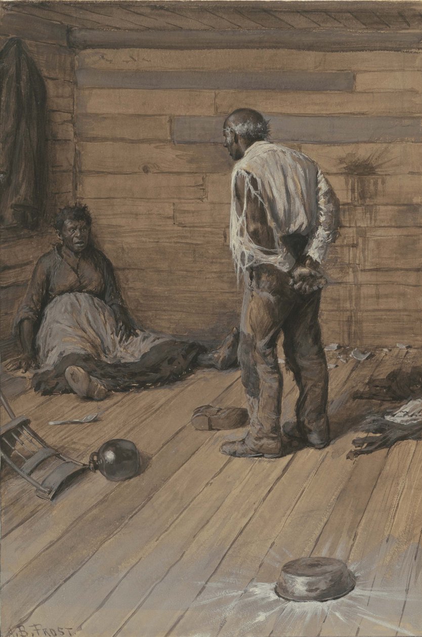 Bir Evlilik Farkı, 1884 (dokuma kağıt üzerine suluboya ve guaj) by Arthur Burdett Frost