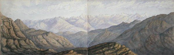Dağlarda Günbatımı by Arthur Cust