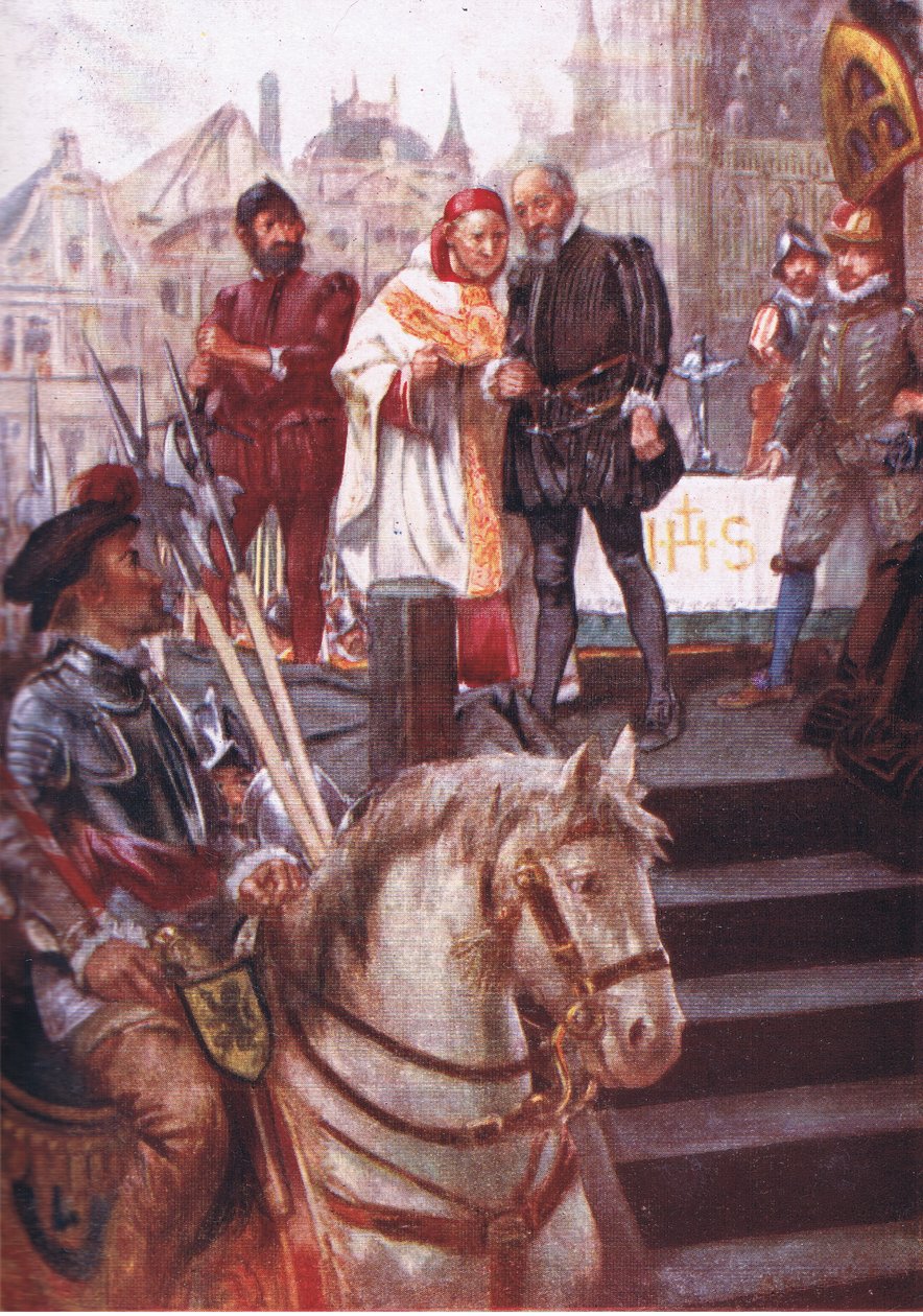 Meydanın ortasına bir iskele kurulmuştu, Romance of History