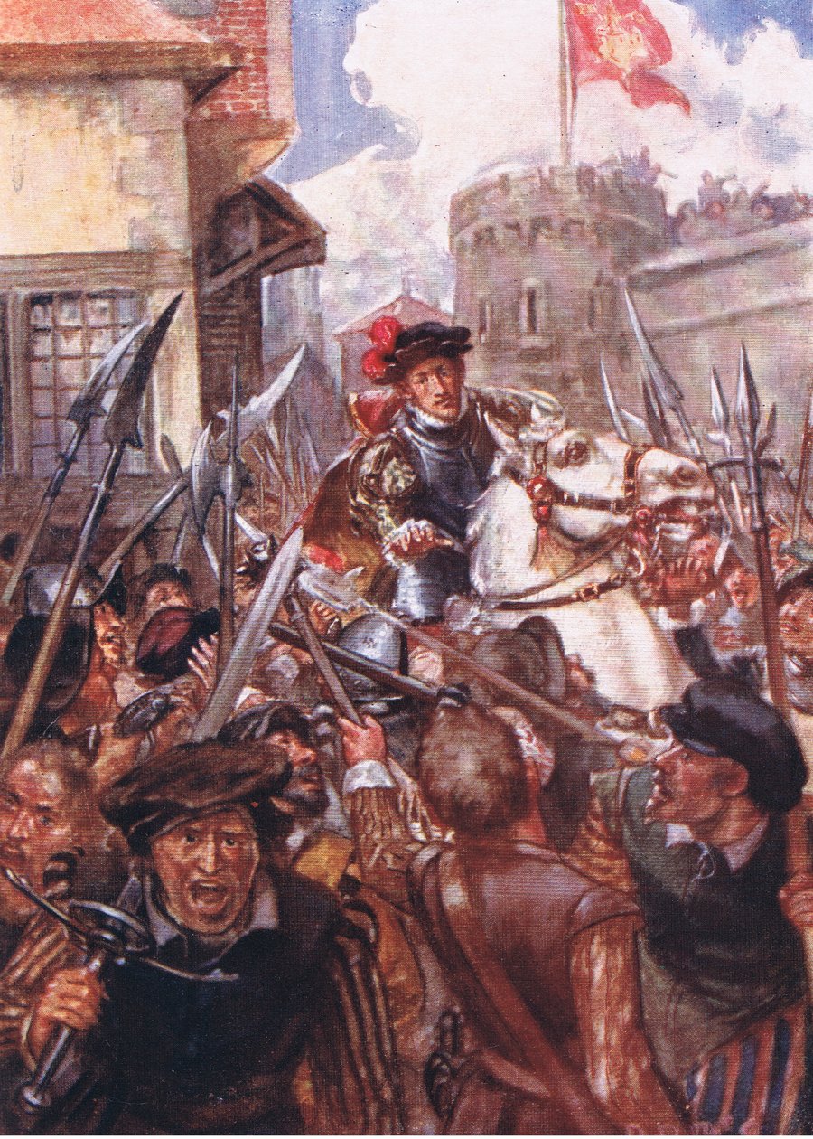 Atına binerek sessizce ve başıboş kırmızı kapıya gitti, Romance of History: Hollanda, 1920