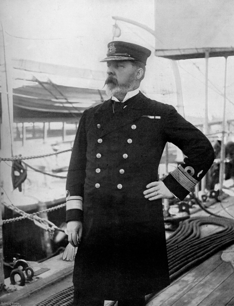 Tuğamiral Henry Bury Palliser, İngiliz Pasifik filosunun komutanı, 1896. by Arthur Debenham
