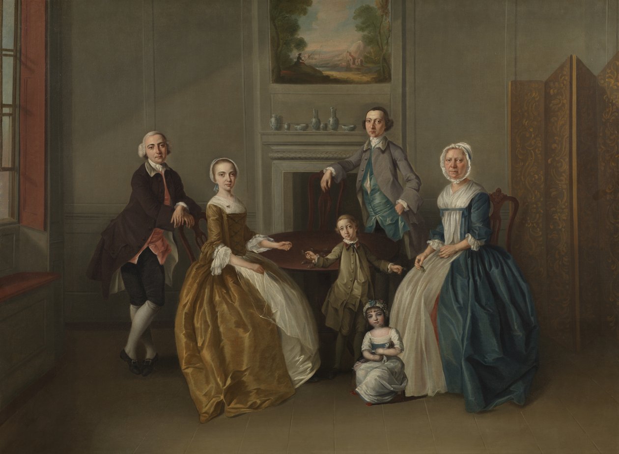 Aile Grubu, 1756 by Arthur Devis