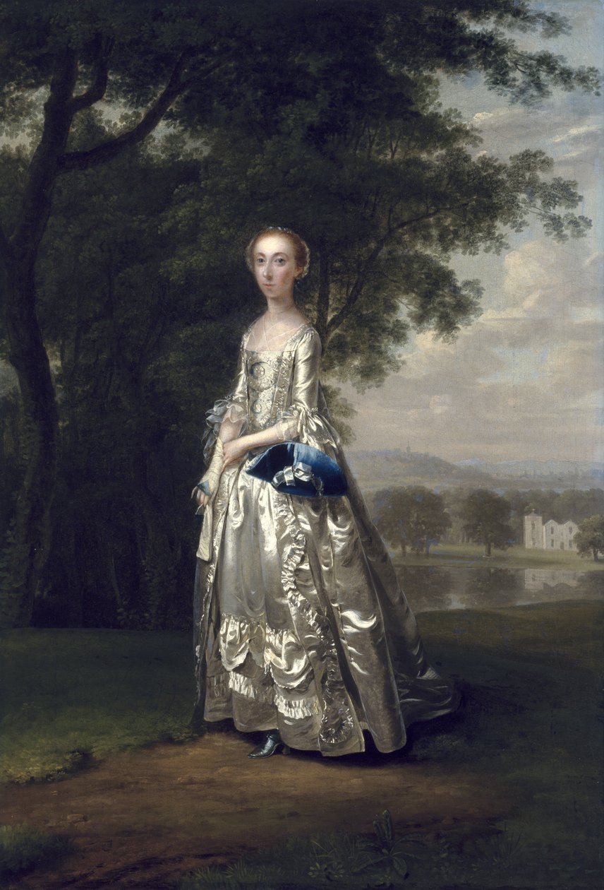 Manzaradaki Bir Kadının Portresi, 1750 by Arthur Devis