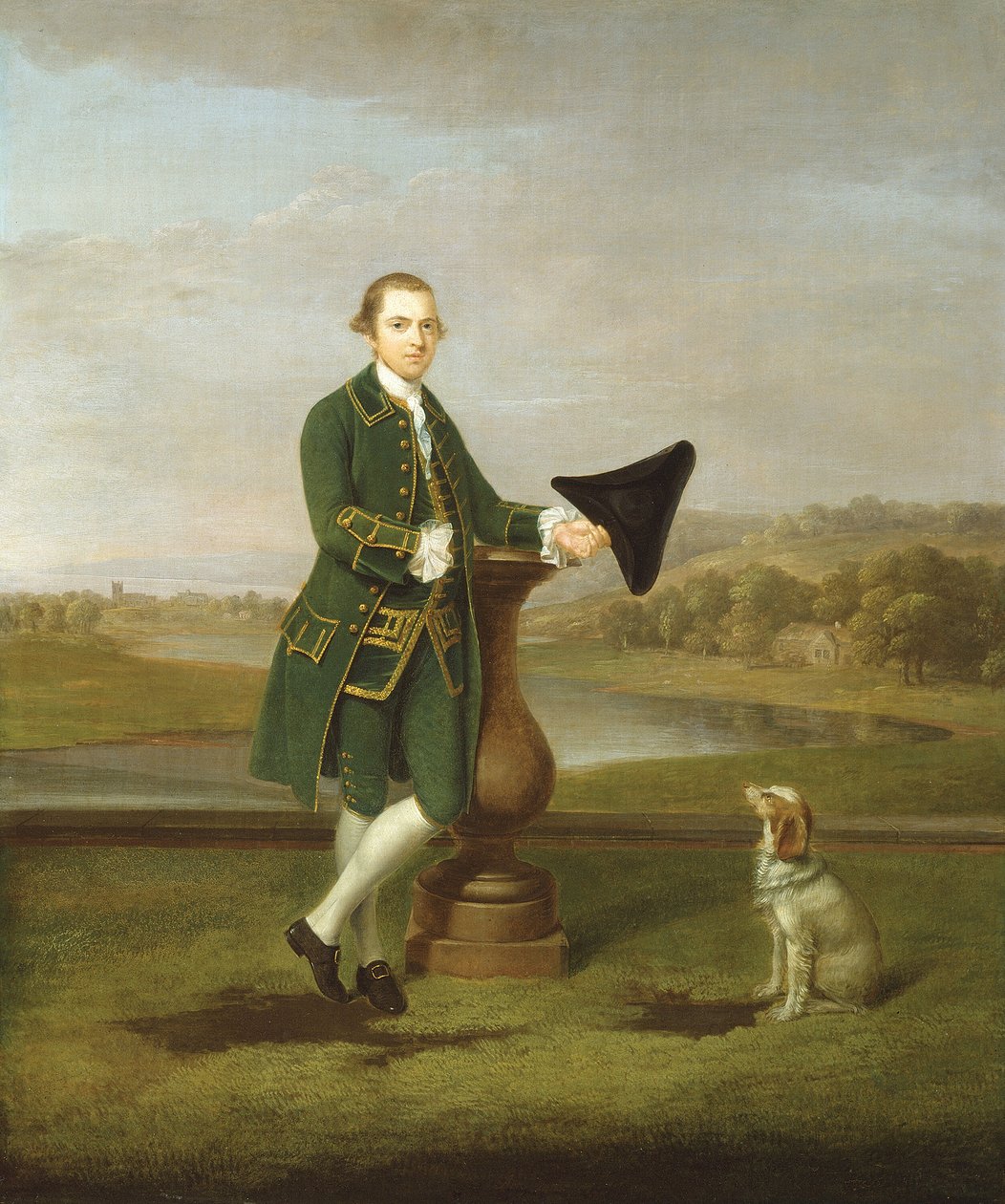 Bir Adamın Portresi, 1763. by Arthur Devis