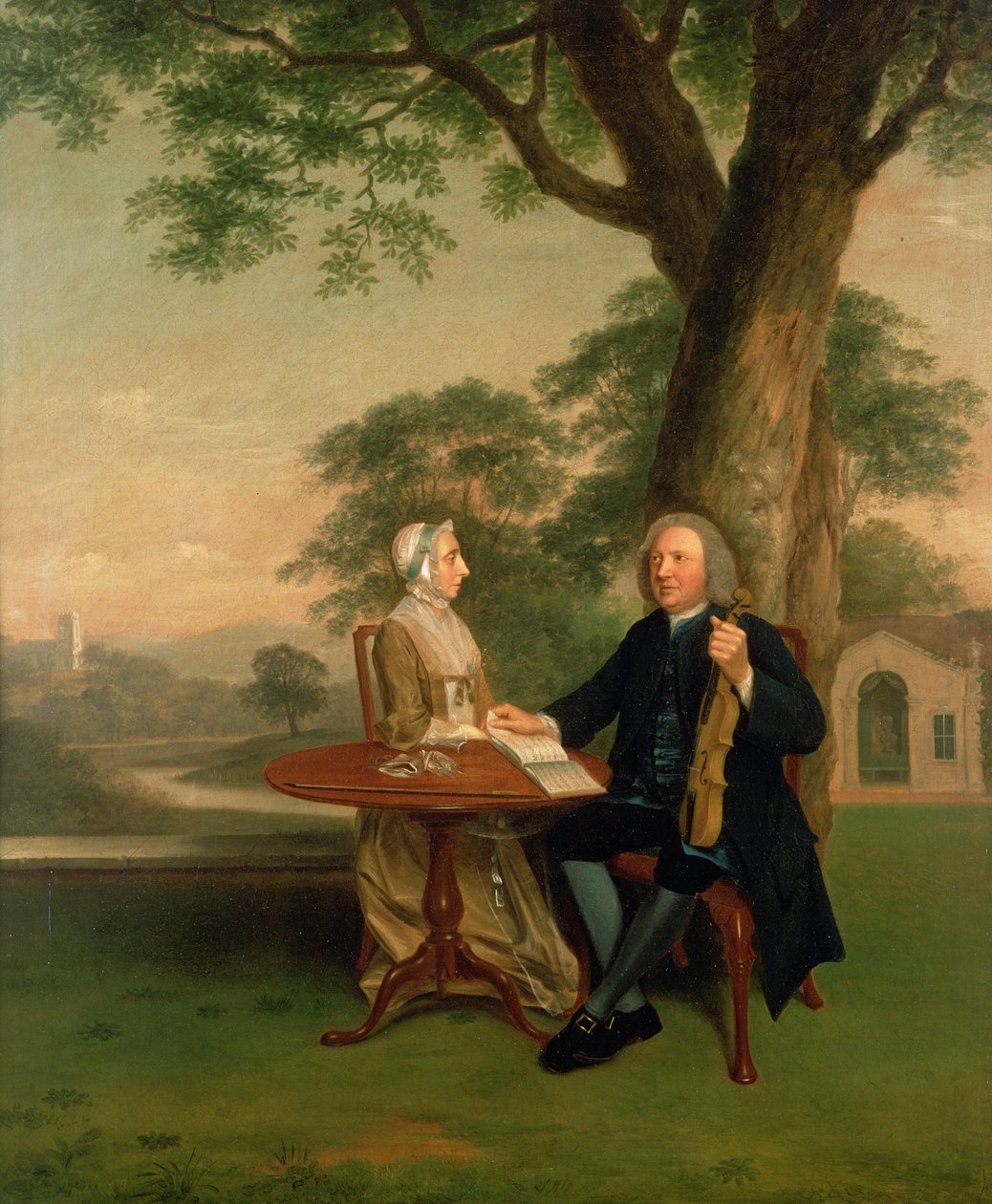 Bilinmeyen resim by Arthur Devis