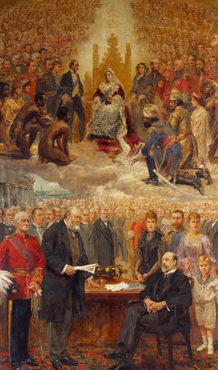 Britanya İmparatorluğunun Bir Alegorisi by Arthur Drummond