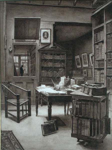 Bir Kitapçının İç Mekanı by Arthur Ellis