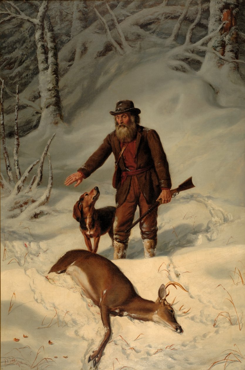 Kaptan Parker, Hâlâ Karda Avlanıyor, 1881 by Arthur Fitzwilliam Tait