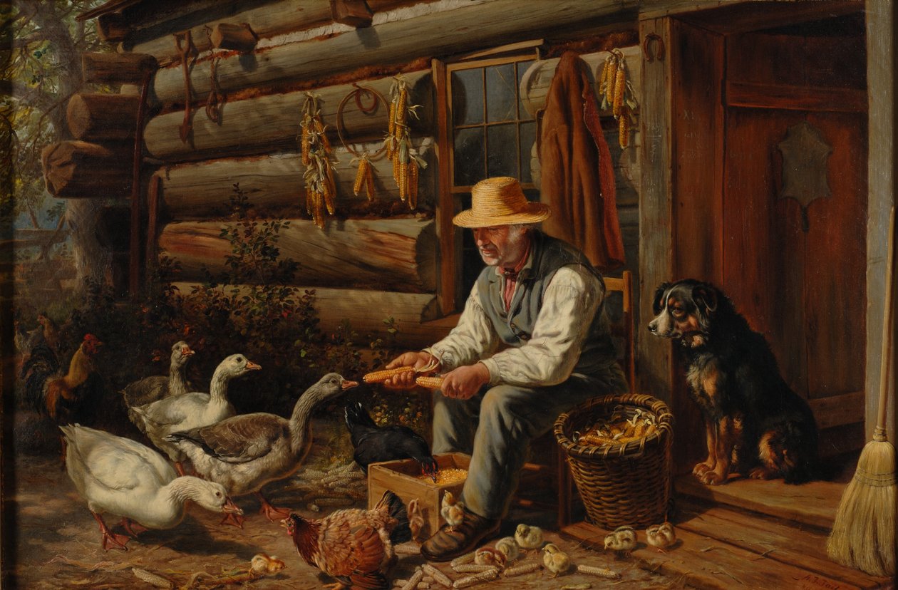 Eski Öncü: Dan Amca ve Evcil Hayvanları, 1878 by Arthur Fitzwilliam Tait