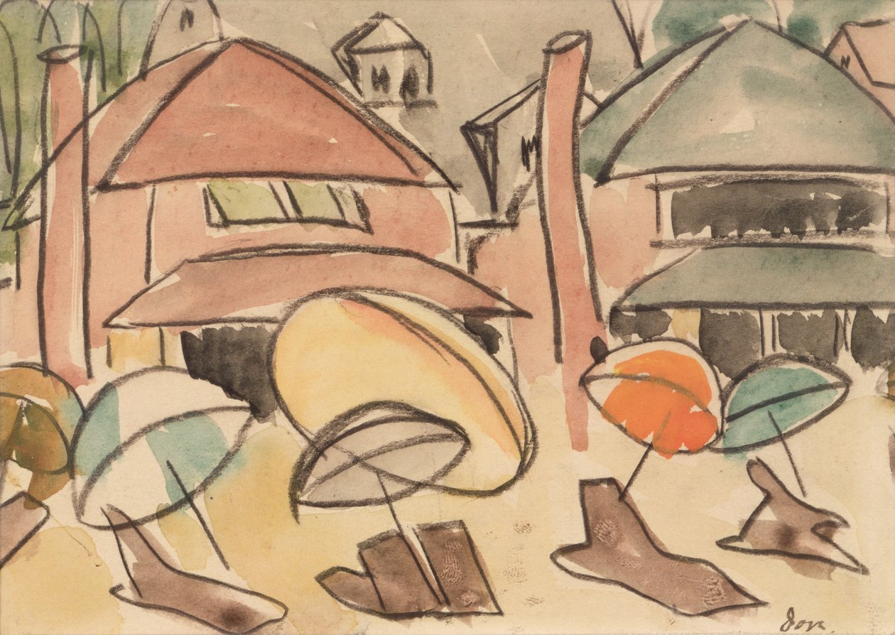 Plaj Şemsiyeleri by Arthur Garfield Dove
