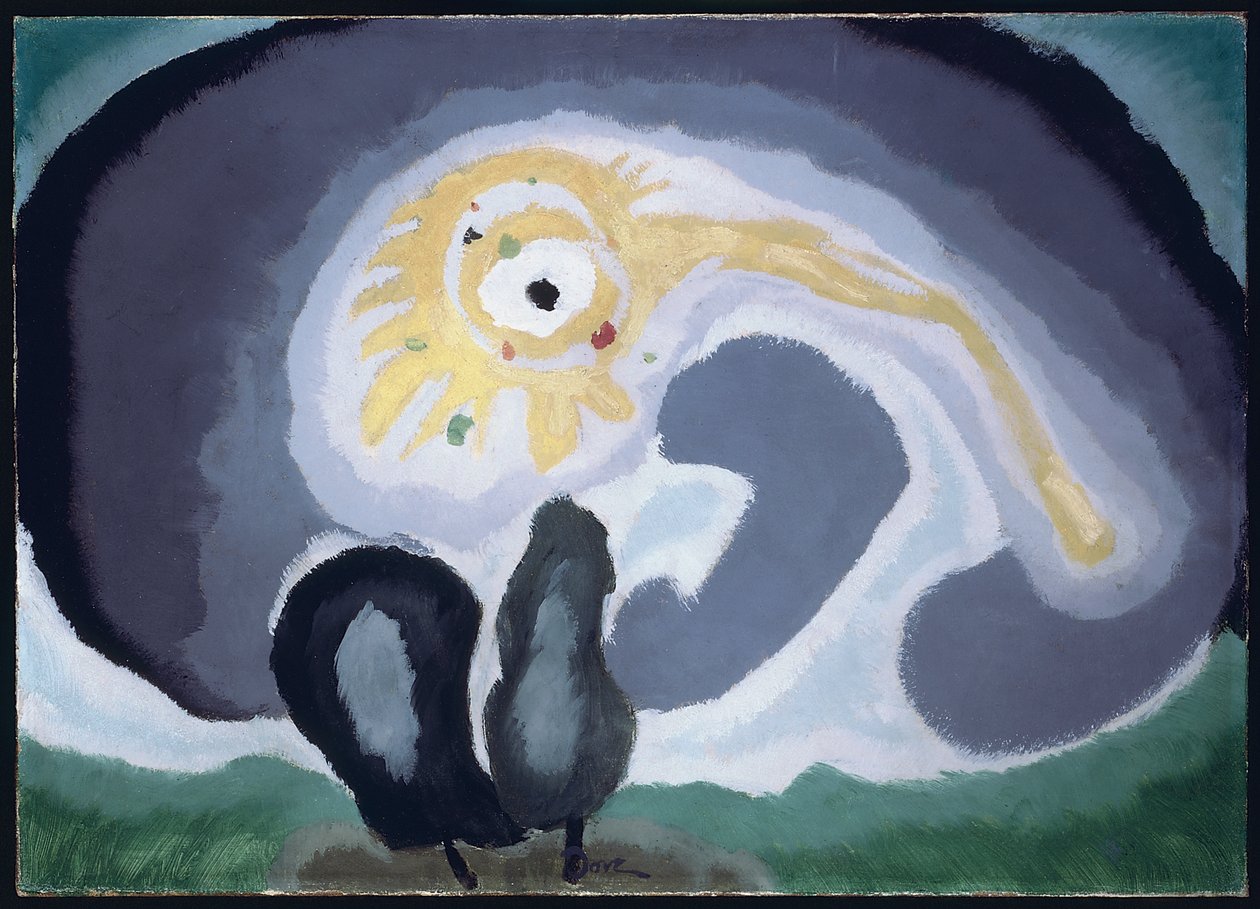 Yansımalar (tuval üzerine yağlıboya) by Arthur Garfield Dove