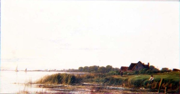 Broads üzerinde by Arthur Gilbert