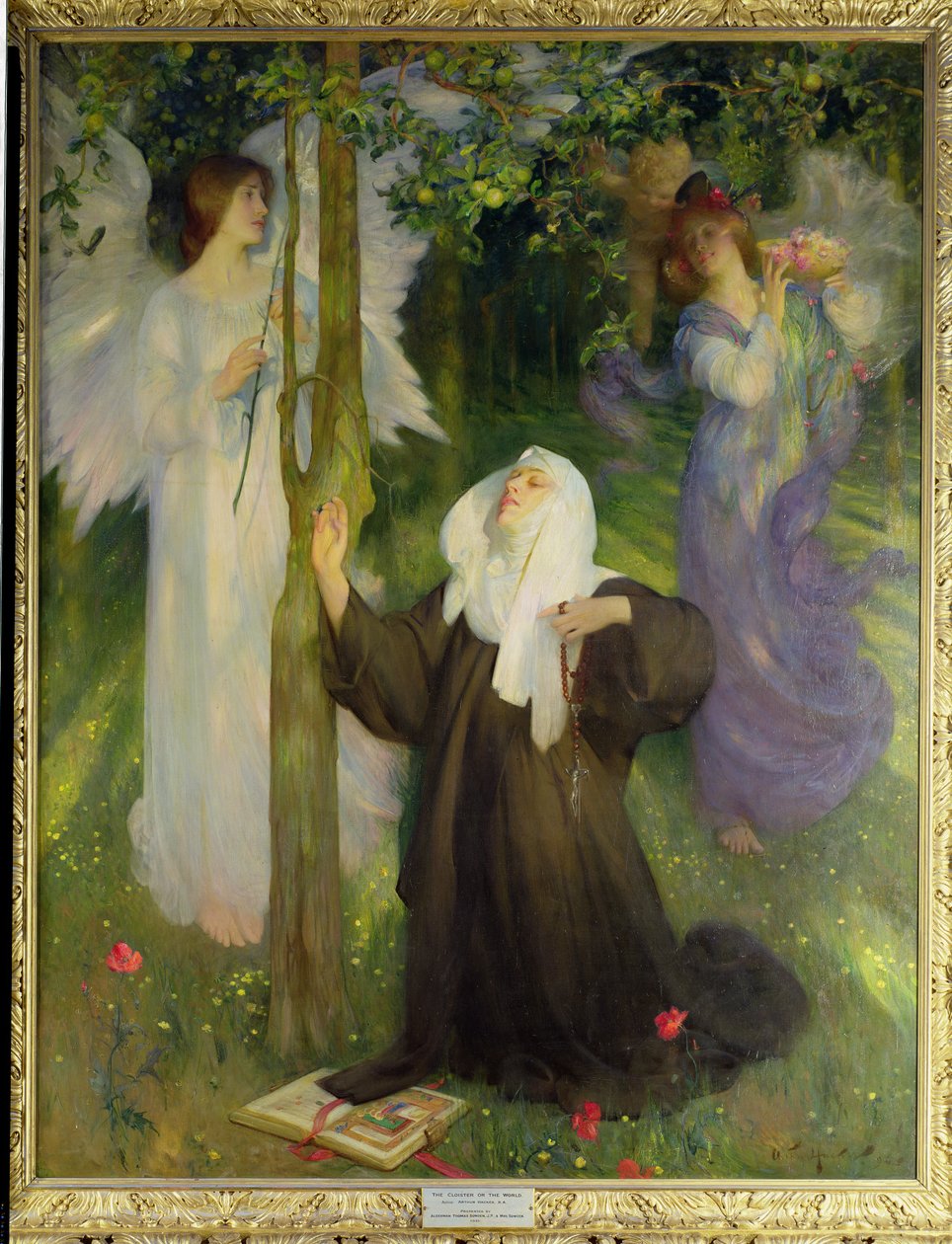 Manastır veya Dünya, 1896 by Arthur Hacker