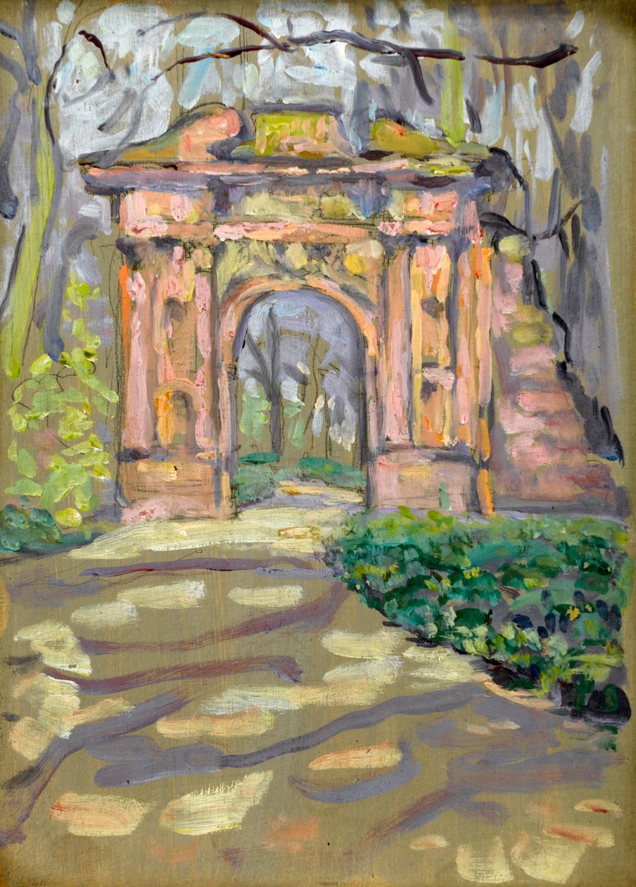 Bir parkta süs kemeri by Arthur Haythorne Studd