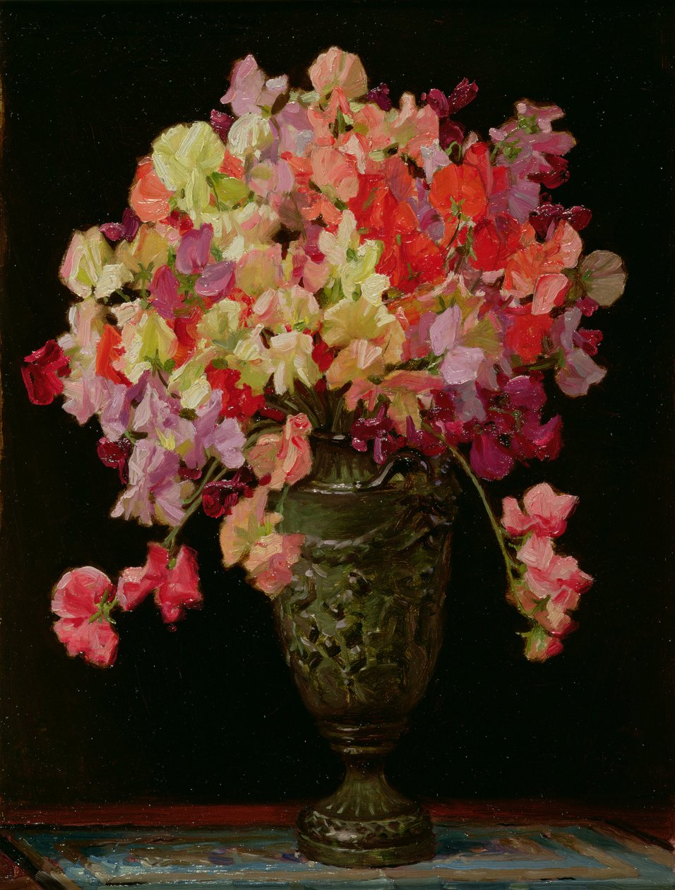 Sweetpeas, Yaz Şenliği, 1930 (tahta) by Arthur Herbert Buckland