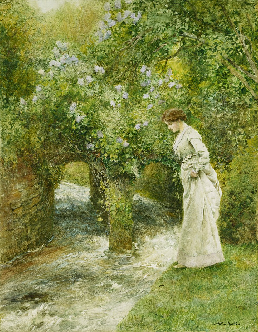 İlkbaharda Değirmen Çayı, by Arthur Hopkins