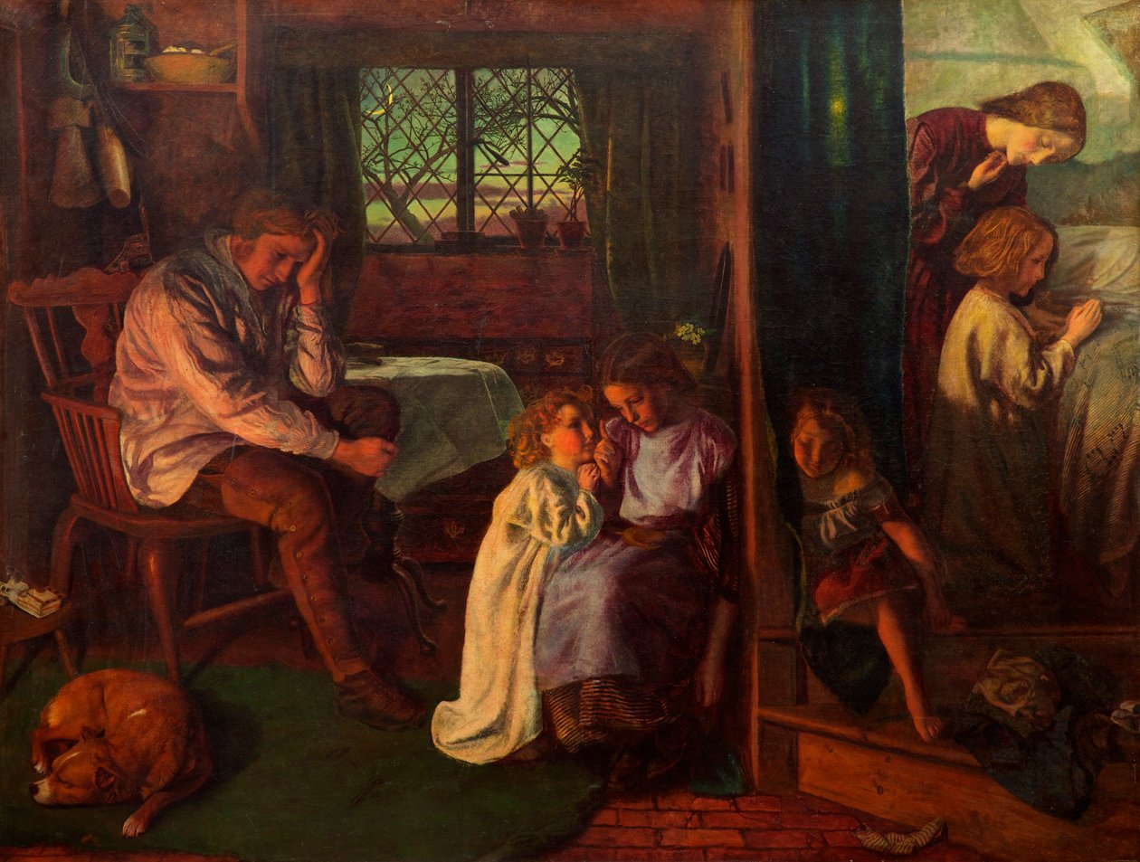 yatma vakti, 1862 by Arthur Hughes