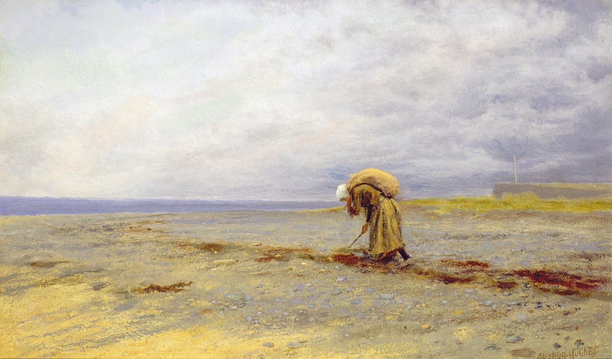 Yosun Toplama by Arthur Hughes