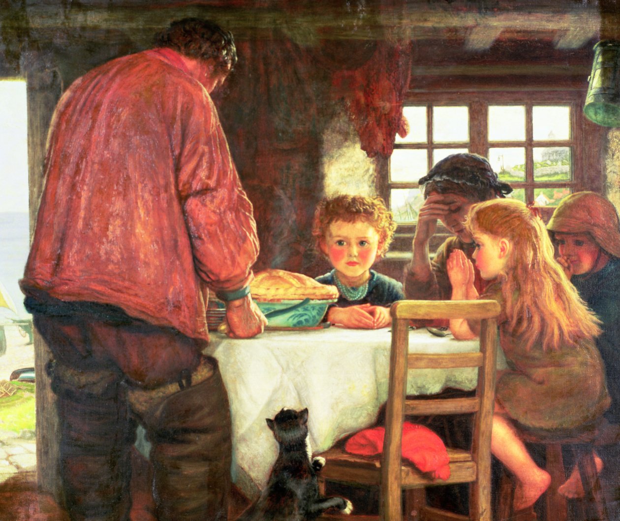 Grace veya Kaptan ve Mürettebatının Söylenmesi by Arthur Hughes
